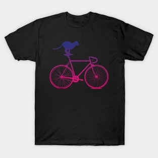 Cat bike fade 2 T-Shirt